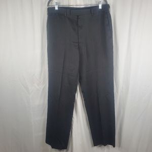 ☆ Axist Dark Gray Flat Front Trousers Size 34x32